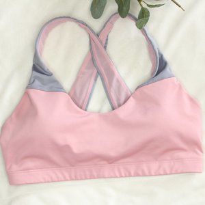 Victoria Sport Pink and Grey Sports Bra Activewear